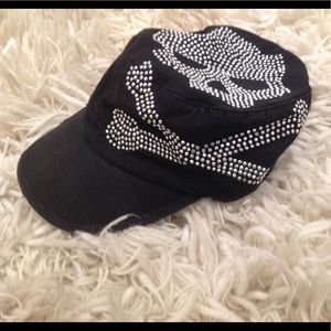 Studded skull cap